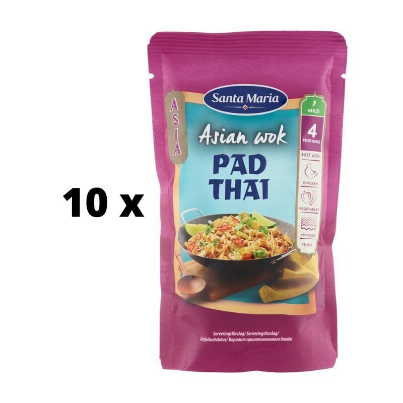 WOK mērce PAD THAI, SANTA MARIA 150g x 10 gab. iepakojums cena un informācija | Mērces | 220.lv