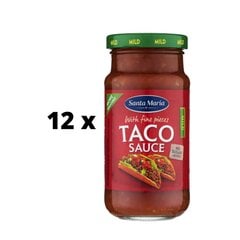 Mērce SANTA MARIA Tex Mex Taco, maiga, 230 g x 12 gab. iepakojums cena un informācija | Mērces | 220.lv