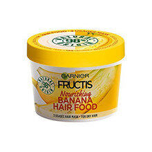Barojoša matu maska ​​Fructis (Banana Hair Food), 390 ml цена и информация | Распылите крем-спрей на волосы на расстоянии 20-25 см, расчешите их расческой. | 220.lv