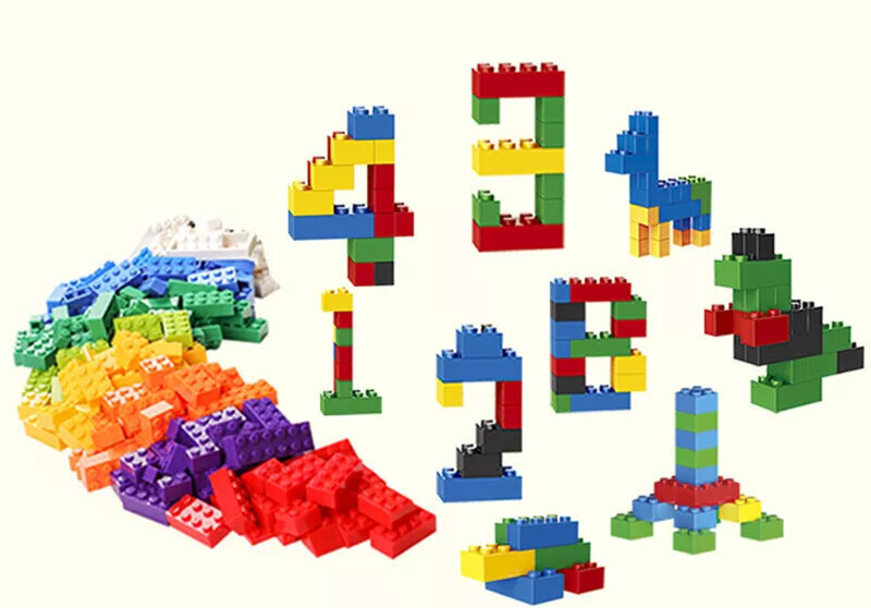 Lego tipa krāsainie celtniecības bloki (Building Blocks-Bricks) 500 gab. . cena un informācija | Konstruktori | 220.lv