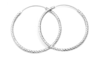 Роскошные круглые серебряные серьги Beneto AGUC357 цена и информация | Серьги | 220.lv