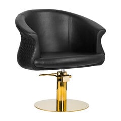 Profesionāls friziera krēsls Gabbiano Wersal, melns cena un informācija | Mēbeles skaistumkopšanas saloniem | 220.lv