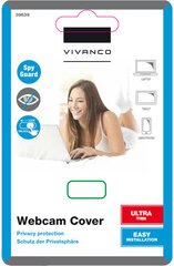 Vivanco tīmekļkameras vāciņš, melns (39639) cena un informācija | Datoru (WEB) kameras | 220.lv