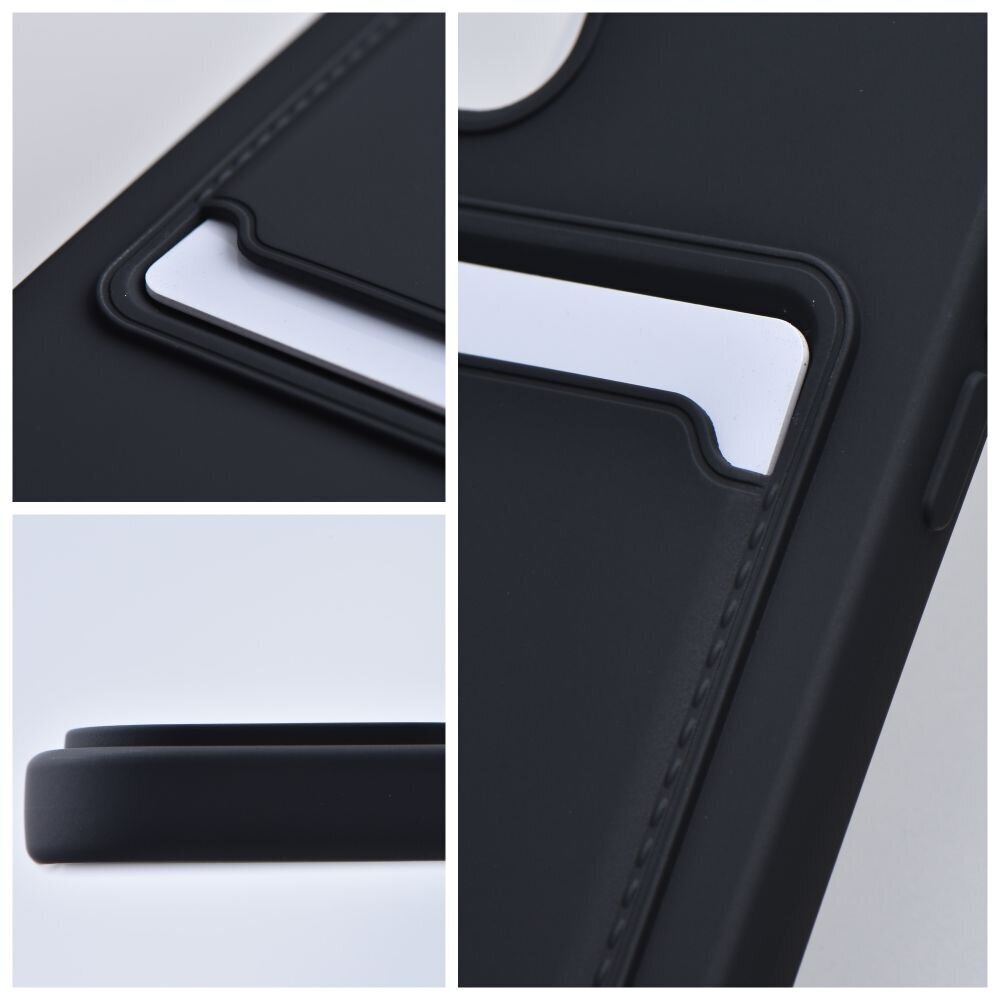 Vāciņš Forcell CARD - iPhone 14 PRO MAX (6.7) melns цена и информация | Telefonu vāciņi, maciņi | 220.lv