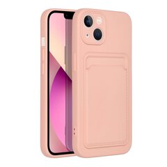 Vāciņš Forcell CARD - iPhone 14 (6.1) rozā cena un informācija | Telefonu vāciņi, maciņi | 220.lv