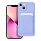 Vāciņš Forcell CARD - iPhone 14 (6.1) violets cena un informācija | Telefonu vāciņi, maciņi | 220.lv