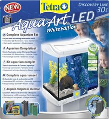 Светодиодный аквариум Tetra Aquaart, полный набор, 30-литров, белый цена и информация | Аквариумы и оборудование | 220.lv