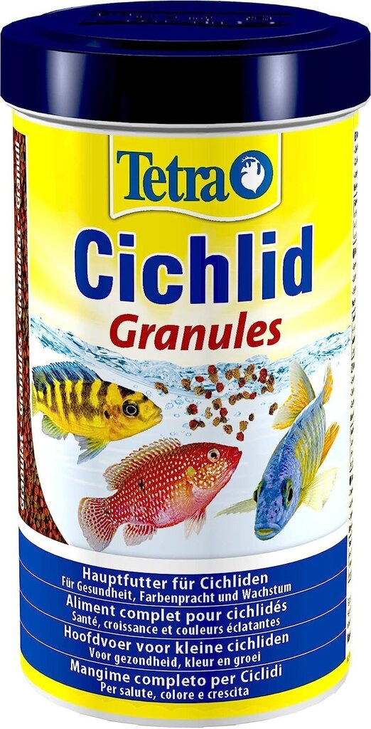 Tetra cichlid granulas (pamatbarība cihlīdām) cena un informācija | Zivju barība | 220.lv