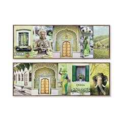 Glezna DKD Home Decor, 2 gab., 120 x 2 x 40 cm cena un informācija | Gleznas | 220.lv