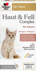 Doppelherz Haut & Fell Complex kaķiem cena un informācija | Vitamīni, uztura bagātinātāji, pretparazītu līdzekļi suņiem | 220.lv