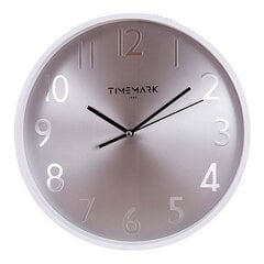 Sienas pulkstenis Timemark, balts, 30 x 30 cm cena un informācija | Pulksteņi | 220.lv