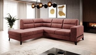 Stūra dīvāns NORE Casara, sarkans cena un informācija | Stūra dīvāni | 220.lv