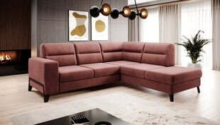 Stūra dīvāns NORE Casara, sarkans cena un informācija | Stūra dīvāni | 220.lv