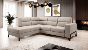 Stūra dīvāns NORE, smilšu krāsas cena un informācija | Stūra dīvāni | 220.lv