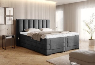 Кровать NORE Veros, 180x200 см, серая цена и информация | Кровати | 220.lv