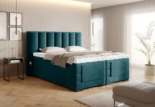 Кровать NORE Veros, 160x200 см, синяя цена и информация | Кровати | 220.lv