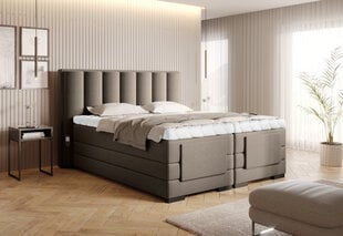 Кровать NORE Veros, 160x200 см, коричневая цена и информация | Кровати | 220.lv