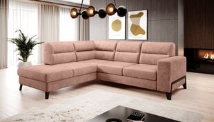 Stūra dīvāns NORE, rozā cena un informācija | Stūra dīvāni | 220.lv