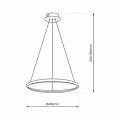 Milagro подвесной светильник Rotonda цена и информация | Люстры | 220.lv