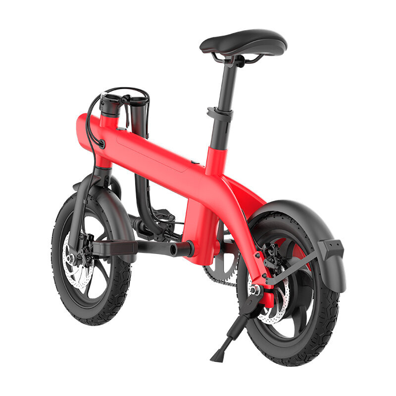 Elektriskais velosipēds HX H2 MAX 14" 250W, sarkans cena un informācija | Elektrovelosipēdi | 220.lv