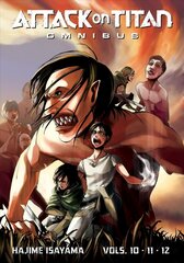 Attack on Titan Omnibus 4 (Vol. 10-12) цена и информация | Фантастика, фэнтези | 220.lv