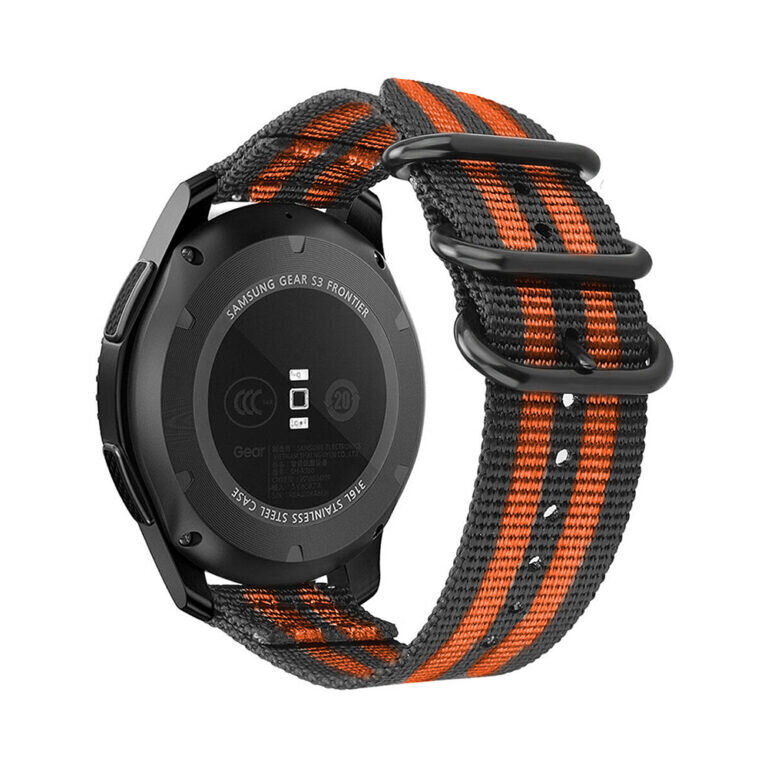 Beep Nato Universal Black/Orange cena un informācija | Viedpulksteņu un viedo aproču aksesuāri | 220.lv