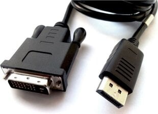 Unitek cable DisplayPort to DVI 1,5m, Y-5118BA cena un informācija | Kabeļi un vadi | 220.lv