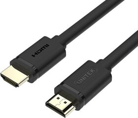 CUnitek able HDMI v.1.4 M/M 3m, gold, BASIC, Y-C139 cena un informācija | Kabeļi un vadi | 220.lv