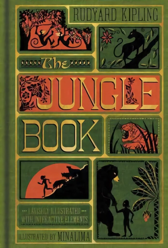 Jungle Book (MinaLima Edition) (Illustrated with Interactive Elements), (Illustrated with Interactive Elements) cena un informācija | Fantāzija, fantastikas grāmatas | 220.lv