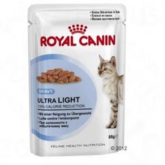 Kaķu barība Royal Canin Ultra Light Pouch 85 g cena un informācija | Konservi kaķiem | 220.lv