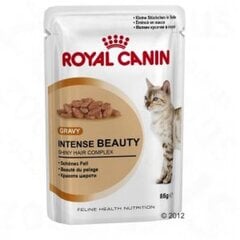 Корм для кошек Royal Canin Intense Beauty in Gravy Pouch, 12x85 гр цена и информация | Консервы для котов | 220.lv