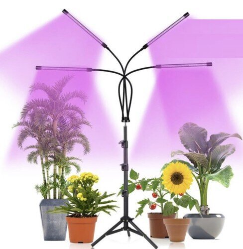 LED Lampa augu augšanai 4 gab. цена и информация | Diedzēšanas trauki, augu lampas | 220.lv