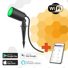 LED Wi-Fi садовая RGB лампа цена и информация | Уличное освещение | 220.lv
