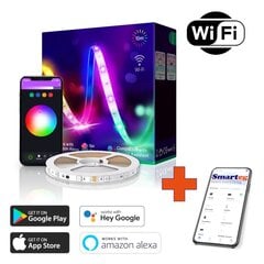 Smart LED lenta 5m Wi-Fi цена и информация | Светодиодные ленты | 220.lv