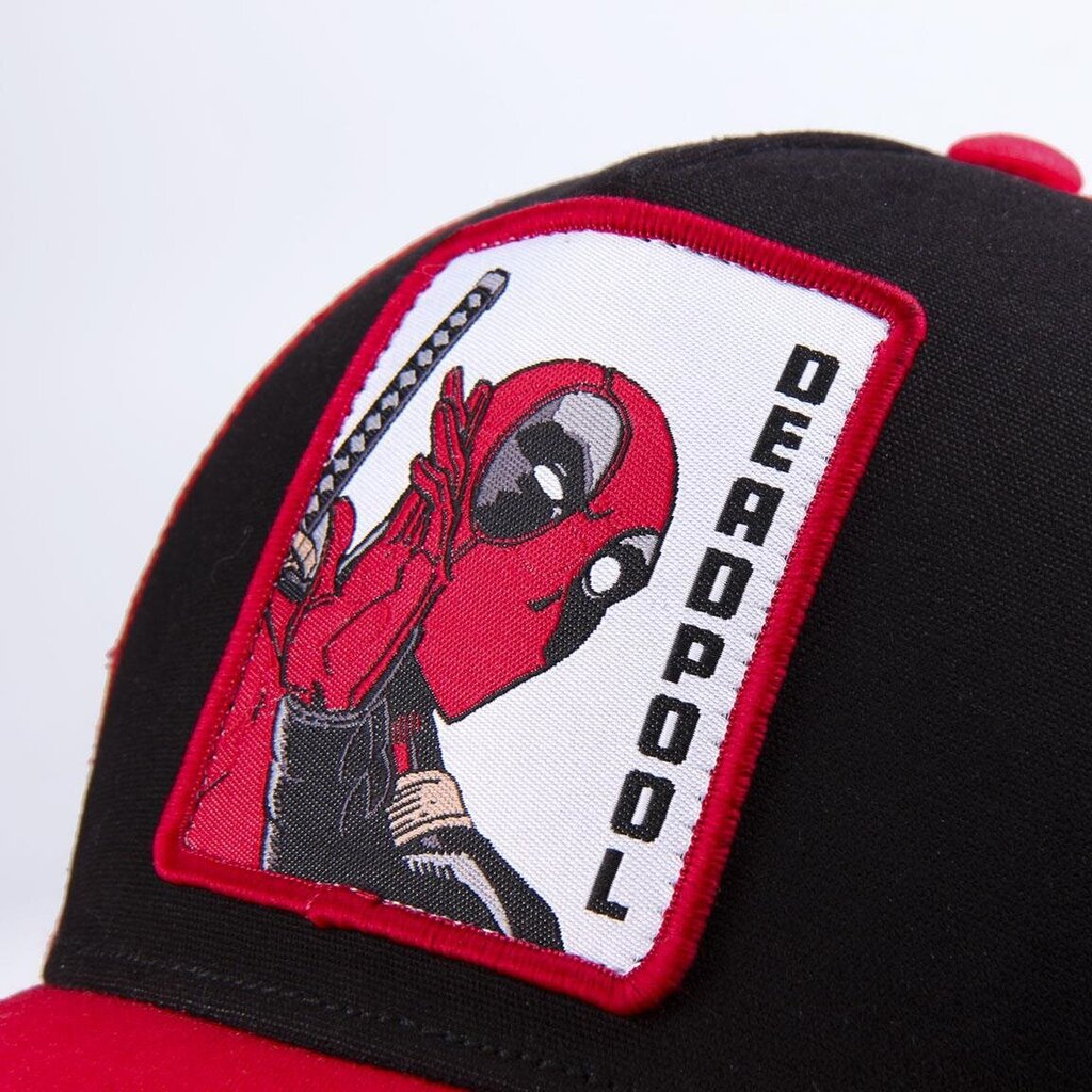 Cepure Unisex Deadpool 57-59 cm Sarkans cena un informācija | Vīriešu cepures, šalles, cimdi | 220.lv