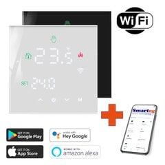 Smart elektro apsildamo grīdu termostats Wi-Fi цена и информация | Нагревательные коврики для пола и зеркал | 220.lv