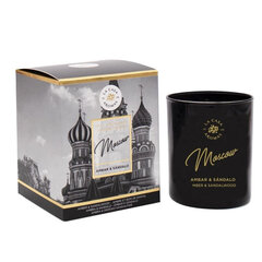 Aromātiska svece Flor de Mayo Moscow Dzintars Sandalkoks (140 g) цена и информация | Подсвечники, свечи | 220.lv