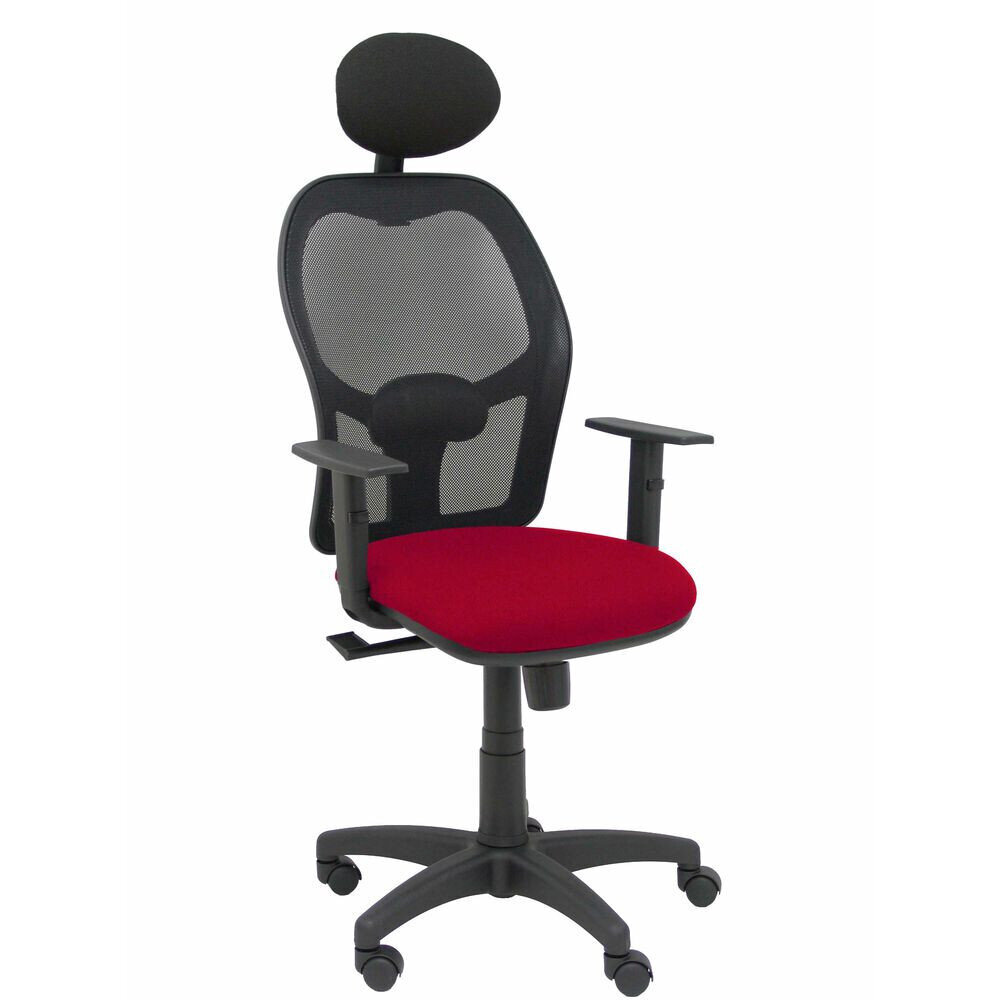 Biroja krēsls ar galvas atbalstu P&C B10CRNC Sarkanbrūns cena un informācija | Biroja krēsli | 220.lv