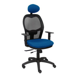 Biroja krēsls Jorquera P&C B10CRNC Melns Zils cena un informācija | Biroja krēsli | 220.lv