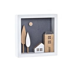 Декоративная фигура DKD Home Decor Белый Дом (15 x 3.5 x 15 см) цена и информация | Детали интерьера | 220.lv