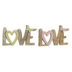 Декоративная фигура DKD Home Decor Love (30 x 3.5 x 18 см) (2 шт.) цена и информация | Детали интерьера | 220.lv