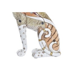 Декоративная фигура DKD Home Decor оранжевый белый Леопард, смола (15 x 8 x 25 см) цена и информация | Детали интерьера | 220.lv