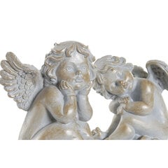 Dekoratīvās figūriņas DKD Home Decor Sveķi Eņģelis (2 pcs) (14.5 x 14.5 x 31 cm) cena un informācija | Interjera priekšmeti | 220.lv
