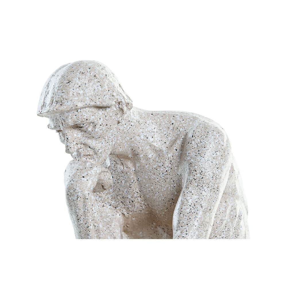 Dekoratīvās figūriņas DKD Home Decor The Thinker Bēšs Sveķi Vīriešu Moderns (12 x 11 x 25 cm) cena un informācija | Interjera priekšmeti | 220.lv