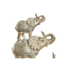 Декоративная фигура DKD Home Decor Слон, позолоченная смола (17 x 6 x 25.5 см) цена и информация | Детали интерьера | 220.lv