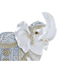 Декоративная фигура DKD Home Decor Слон, синяя белая смола (21 x 9 x 24 см) цена и информация | Детали интерьера | 220.lv