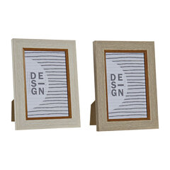 Foto rāmis DKD Home Decor Stikls polistirols (2 pcs) (14 x 1.5 x 19 cm) cena un informācija | Foto rāmji, foto albumi | 220.lv