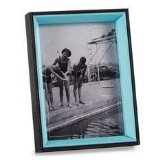 Foto rāmis Melns Zils Stikls Koks MDF (3 x 20 x 15 cm) cena un informācija | Foto rāmji, foto albumi | 220.lv
