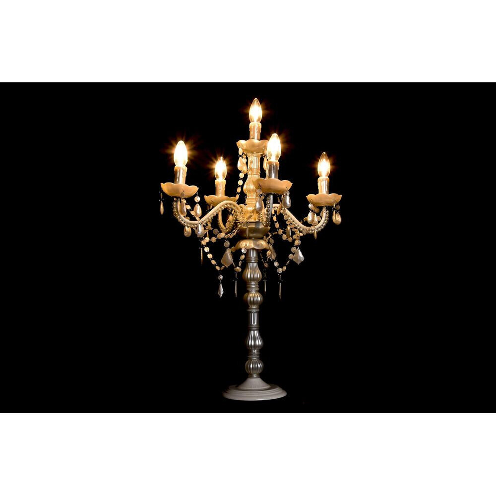 Galda lampa DKD Home Decor 25W Krēmkrāsa 220 V Shabby Chic (51 x 51 x 73 cm) cena un informācija | Galda lampas | 220.lv