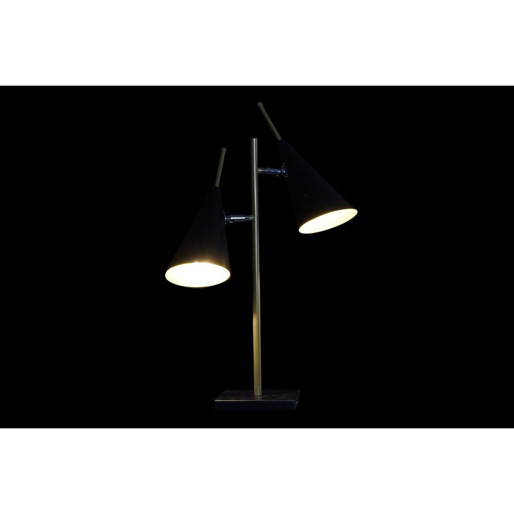 Galda lampa DKD Home Decor 25W Melns Bronza 220 V Moderns (38 x 16 x 64 cm) cena un informācija | Galda lampas | 220.lv